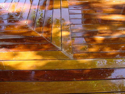 IPE Deck patterned section